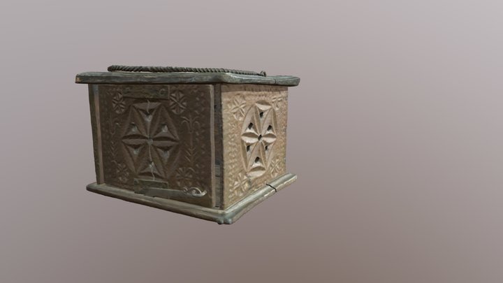 Chip carved foot warmer 3D Model