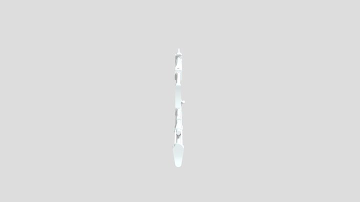 Weapon_AK_SMG_ No UV 3D Model