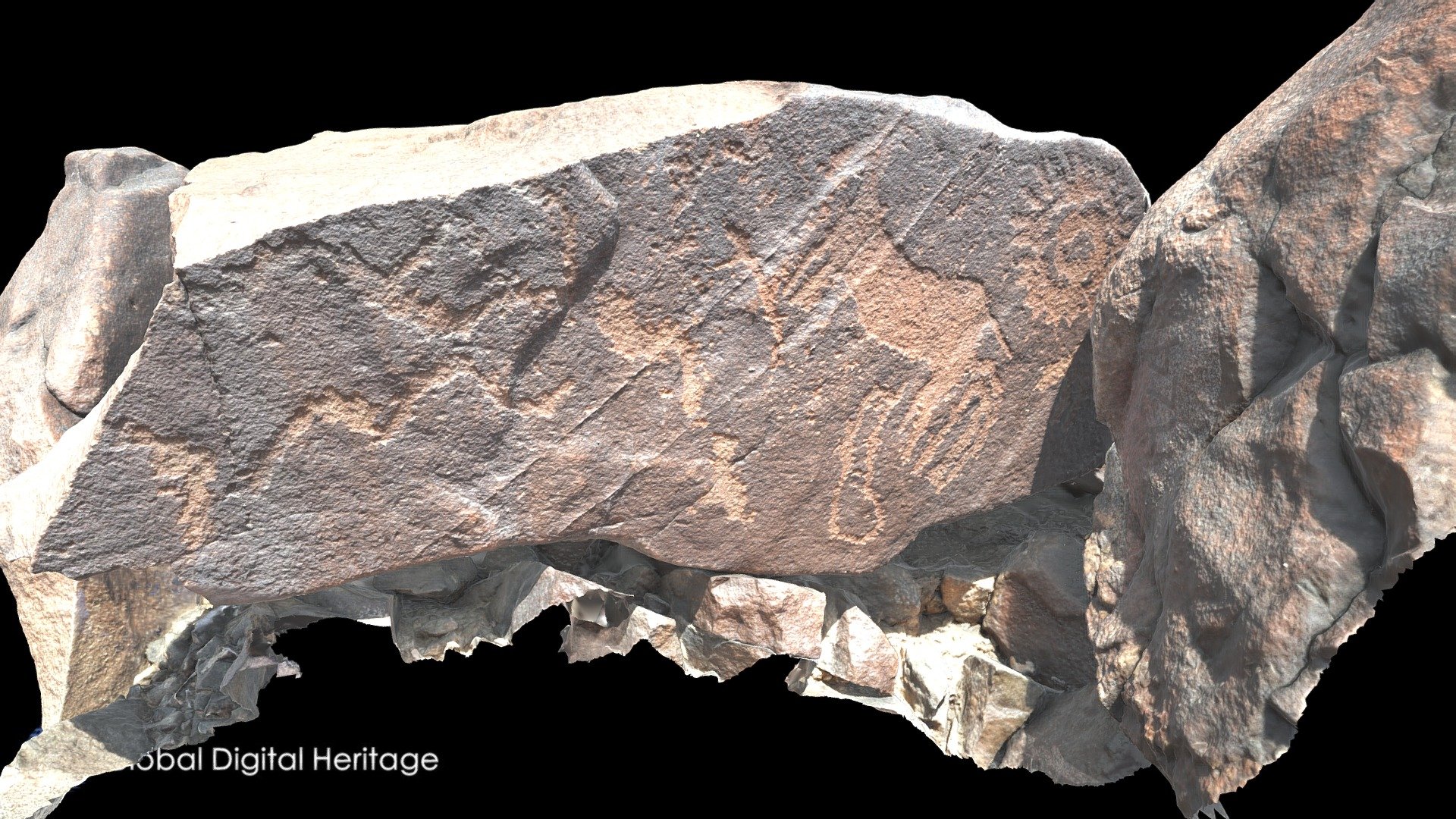 Petroglyph H24, Khatm Al Melaha, Kalba, Sharjah