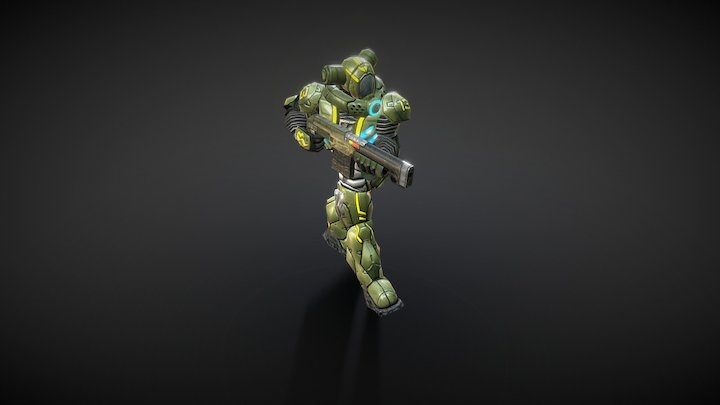 Trooper 3D Model