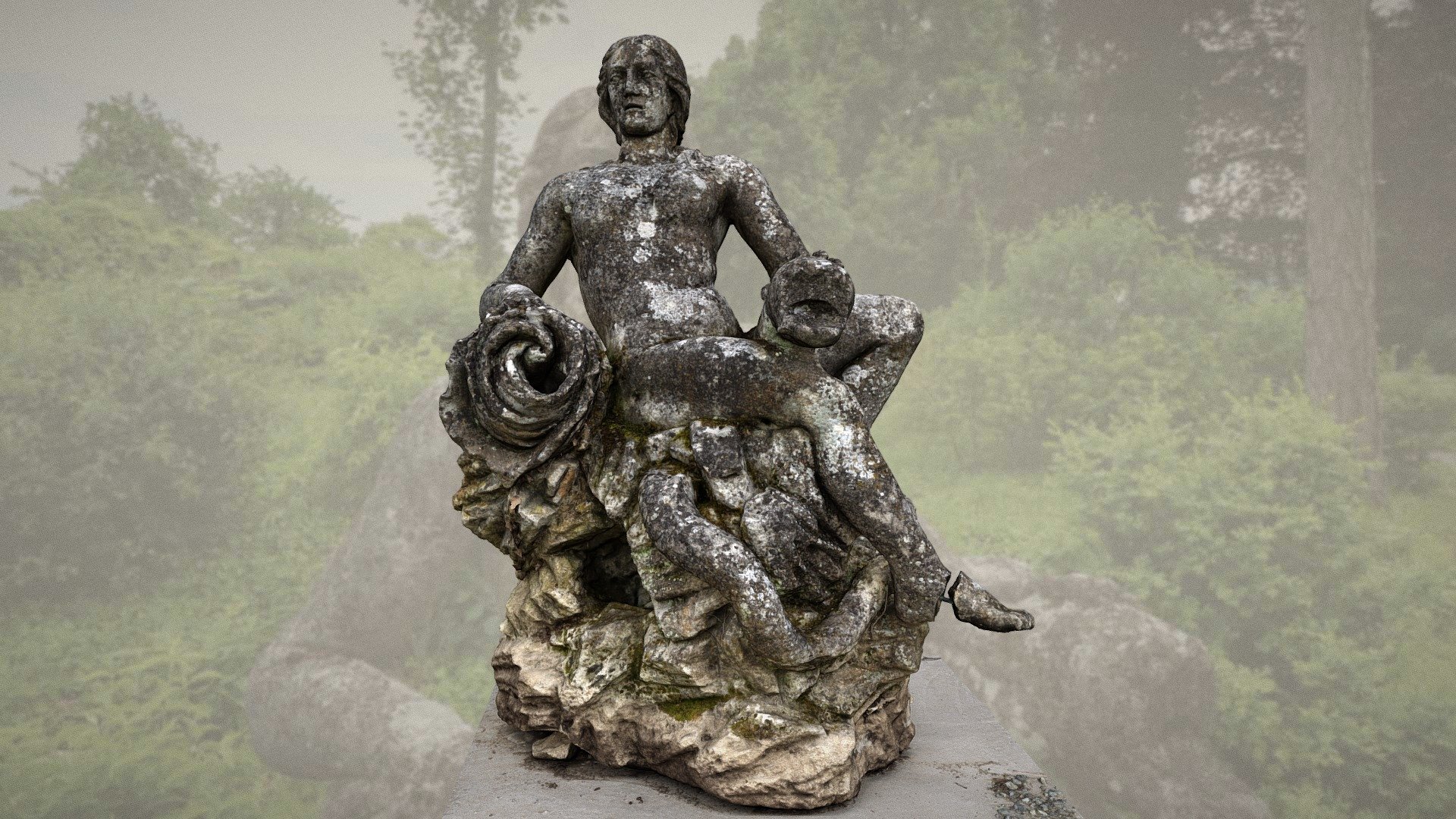 Brunnenfigur — Sketchfab embed 3D viewer