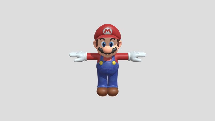 Mario From Luigi's Mansion 3 3D Model