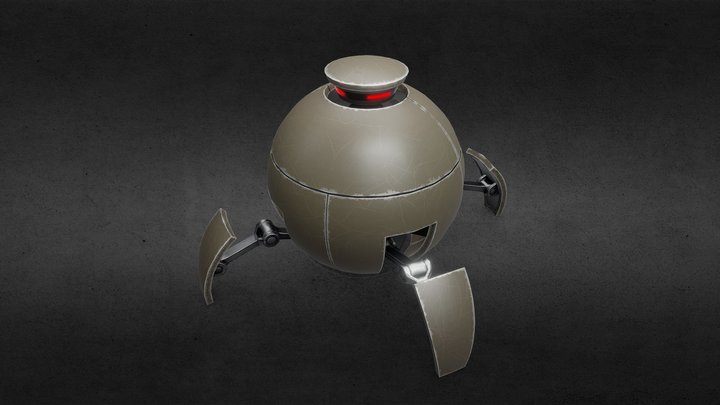 Stalker Droid 3D Model