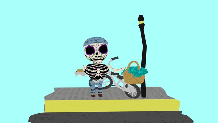 Calavera "Taquero" 3D Model