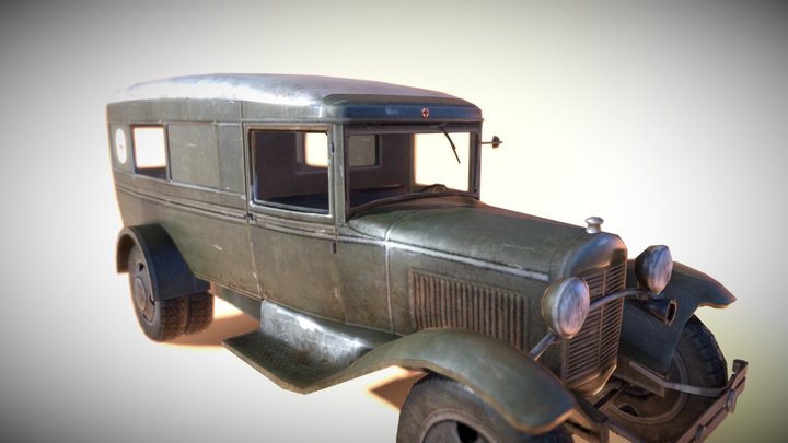 Medical Truck 3D Model