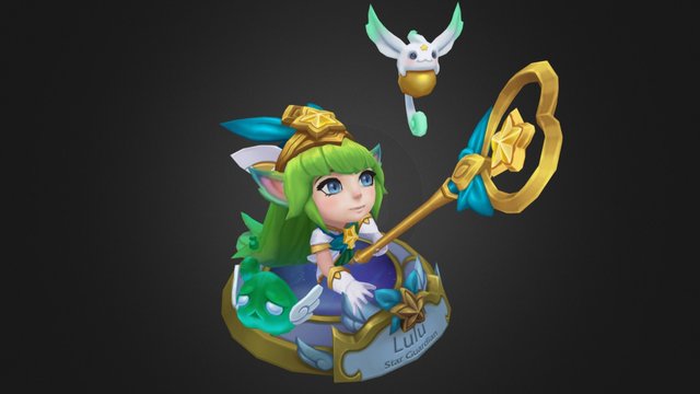 3D file Lulu - League of Legends 👾・3D printable model to download・Cults