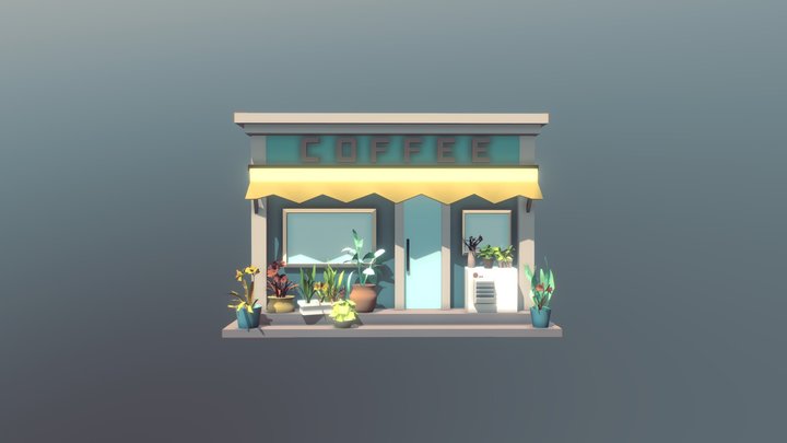 Coffee shop 3D Model