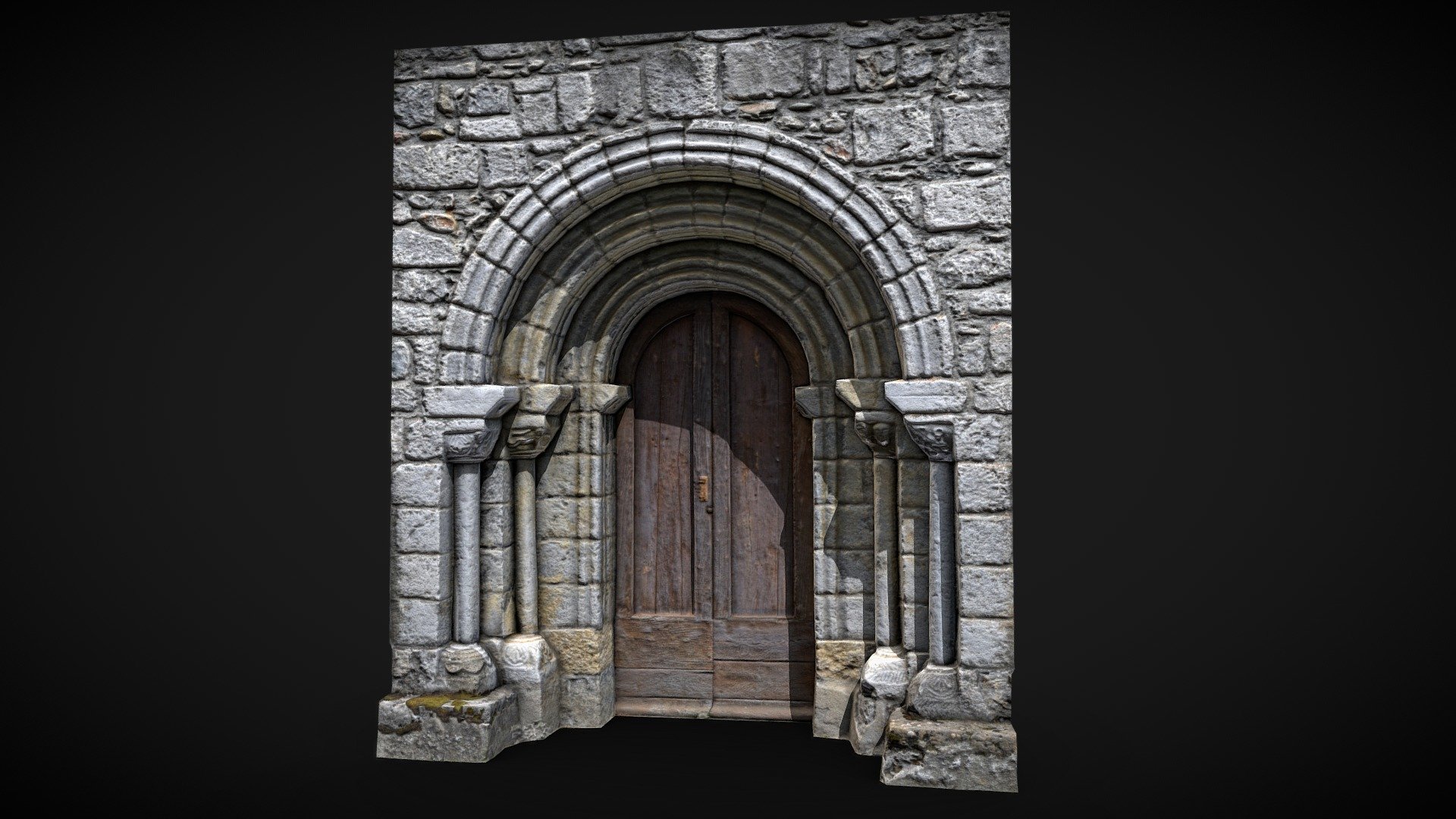 Portal of a roman church - 3D model by Realtime (@gipapatank) [ebd0c71 ...