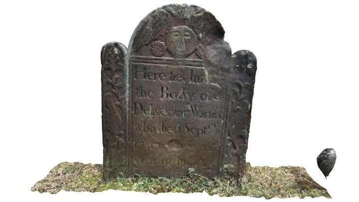 Gravestone of Deliverance Warner 3D Model