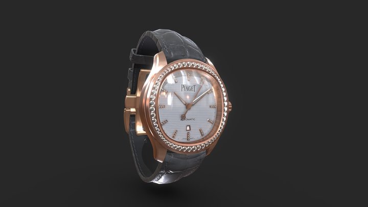 Piaget Polo Watch 3D Model