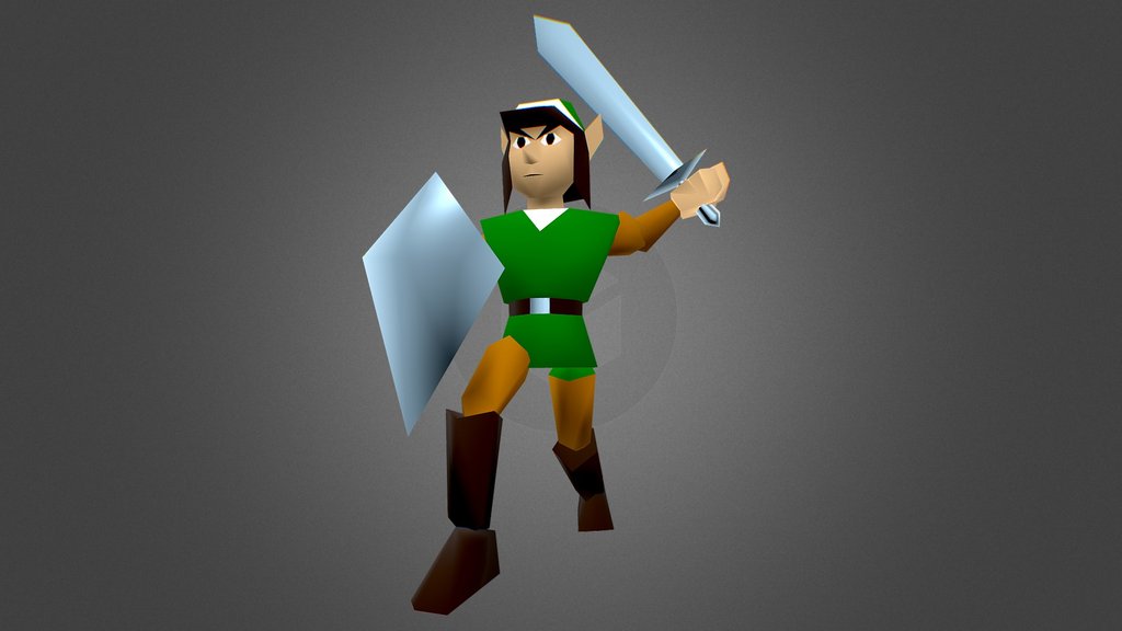 Spaceworld 1995 Zelda 64 Tech Demo Link - Redux