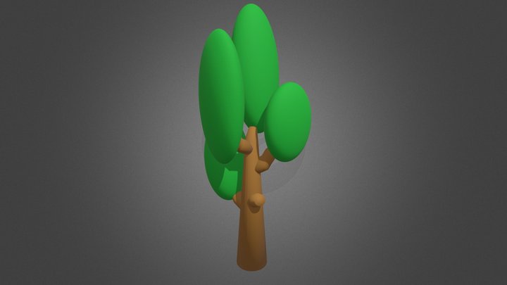 Cartoon Tree – Modello 3D gratuito STL