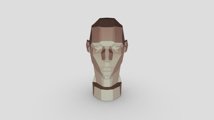 Asaro Head Simplified 1 3D Model