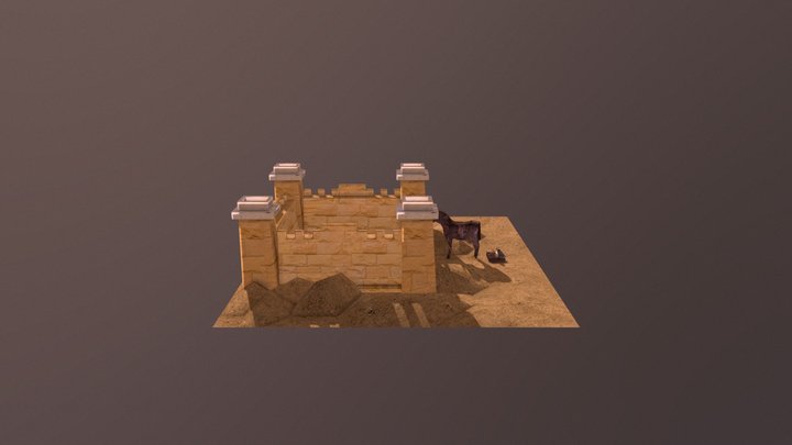 el caballo de Troya 3D Model