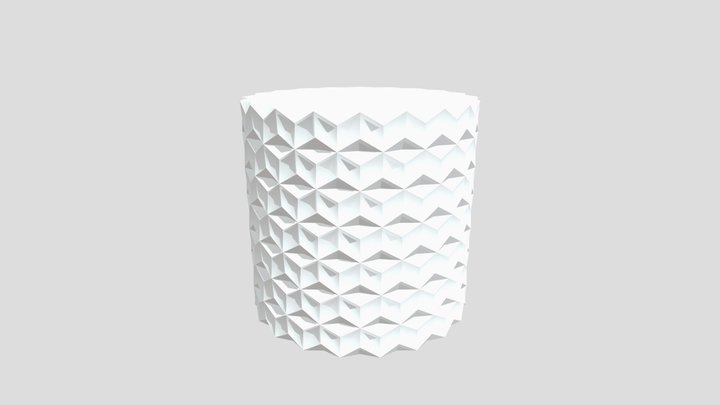 Mosaic Pot 3D Model