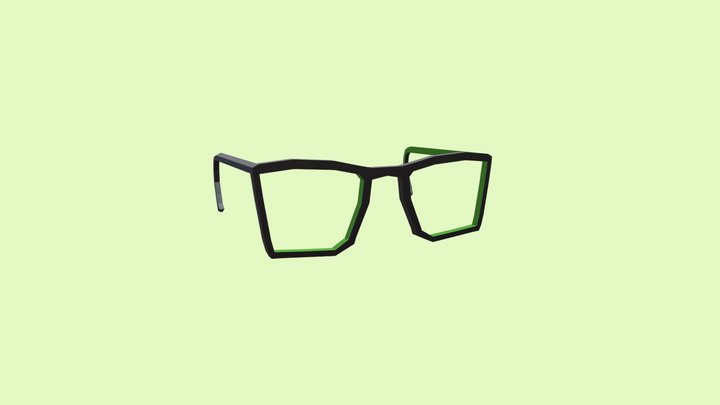 Nerd Glasses 3D Model