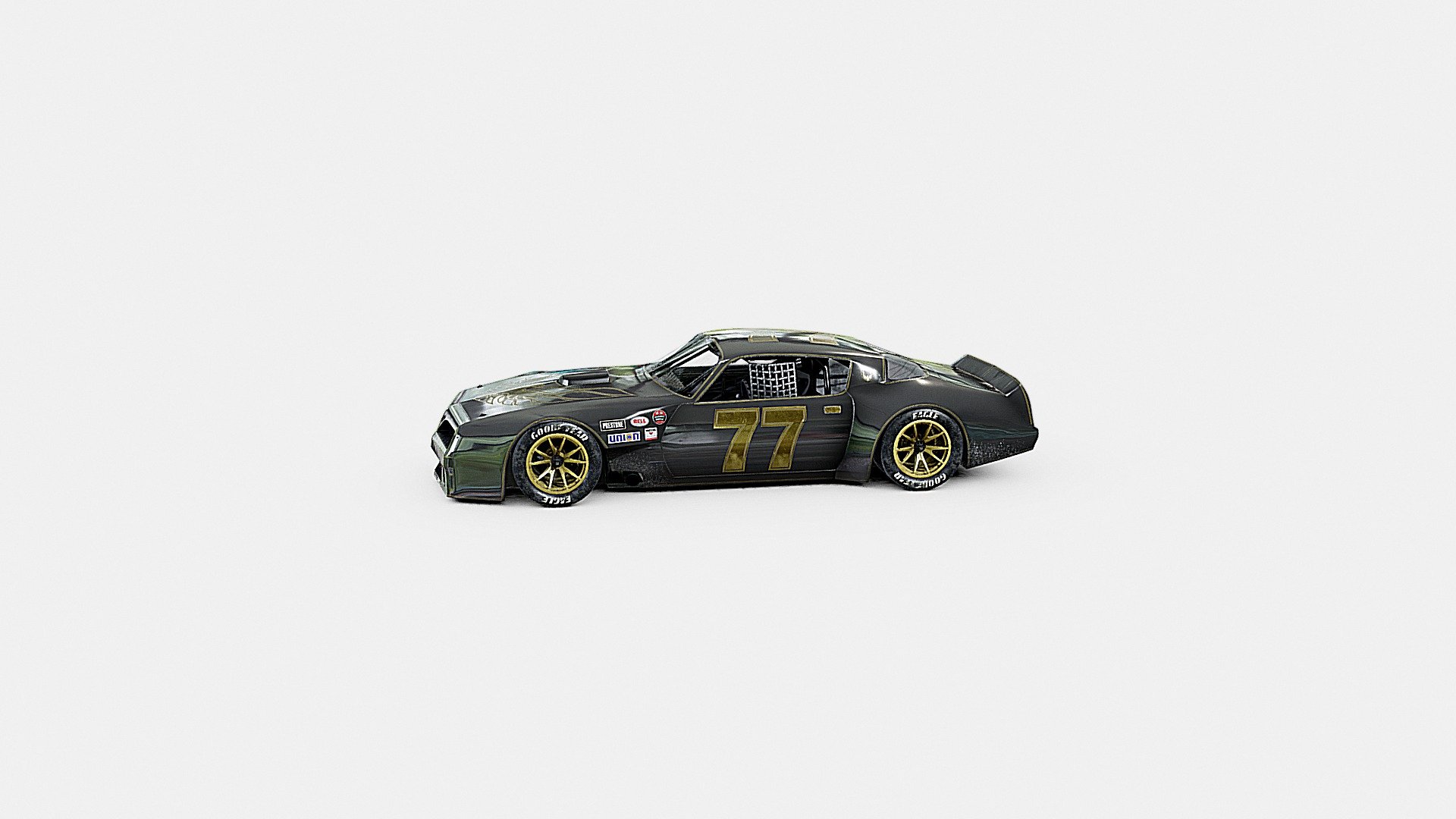 Pontiac Trans AM77 | www.vecarz.com — Sketchfab embed 3D viewer