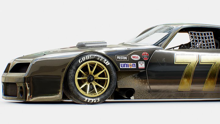 Pontiac Trans AM77 | www.vecarz.com – Modello 3D gratuito STL