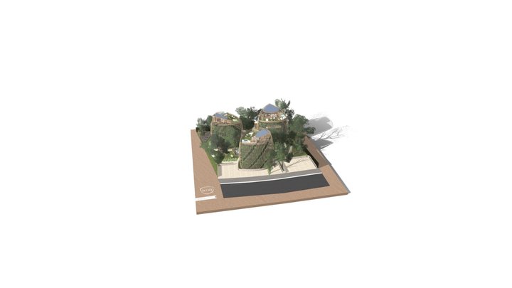 Living The Noom Maqueta Virtual 3D Model