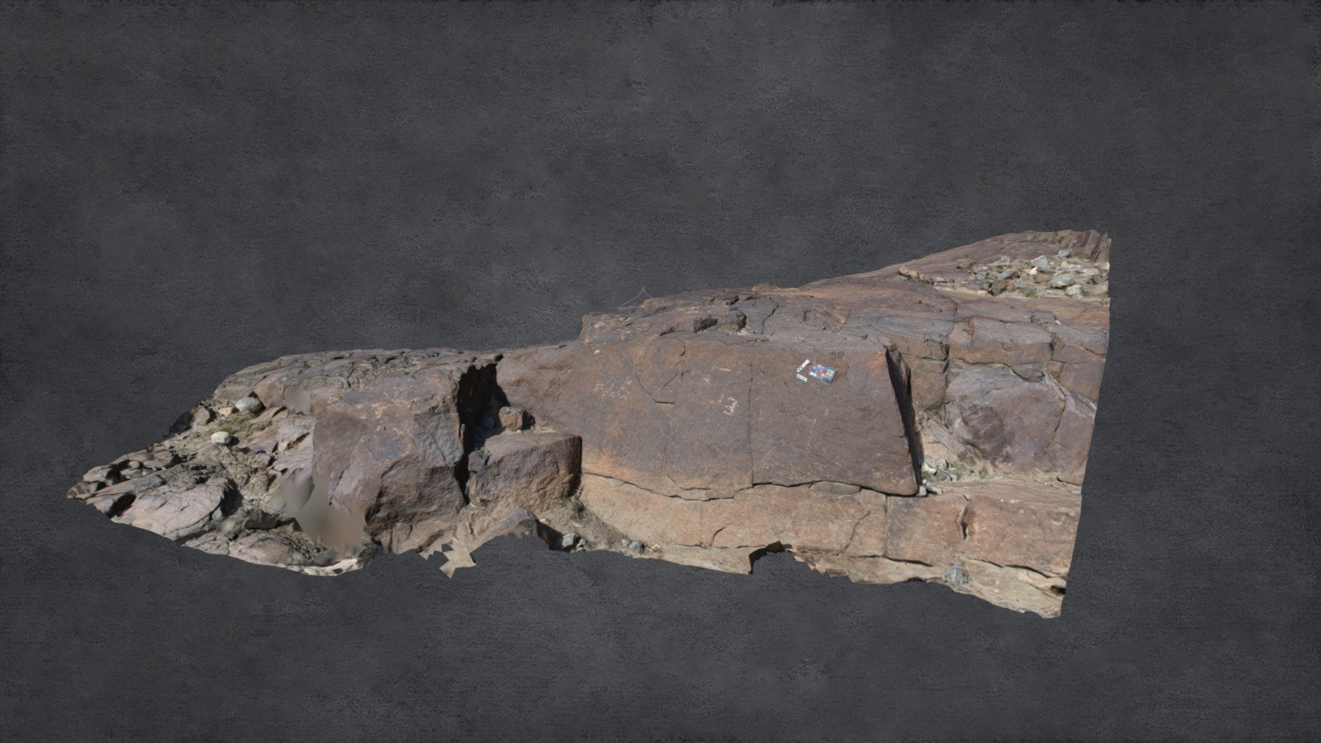 Rock Carving at HodarGah (Rock N 6) - 3D model by cvlablums [ebda538 ...