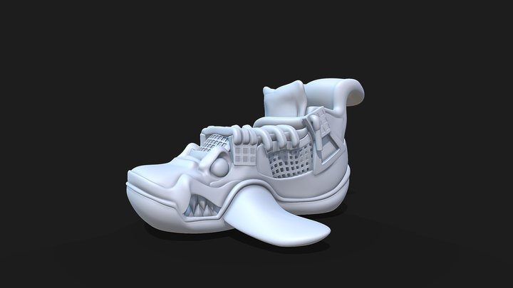Shark Shoe V1 3D Model