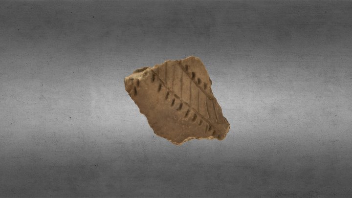 Incised Pottery 3D Model