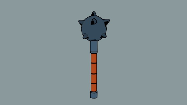 Stylized Morning Star 3D Model