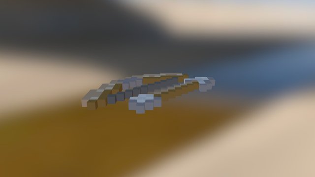 minecraft_bow_and_arrow 3D Model