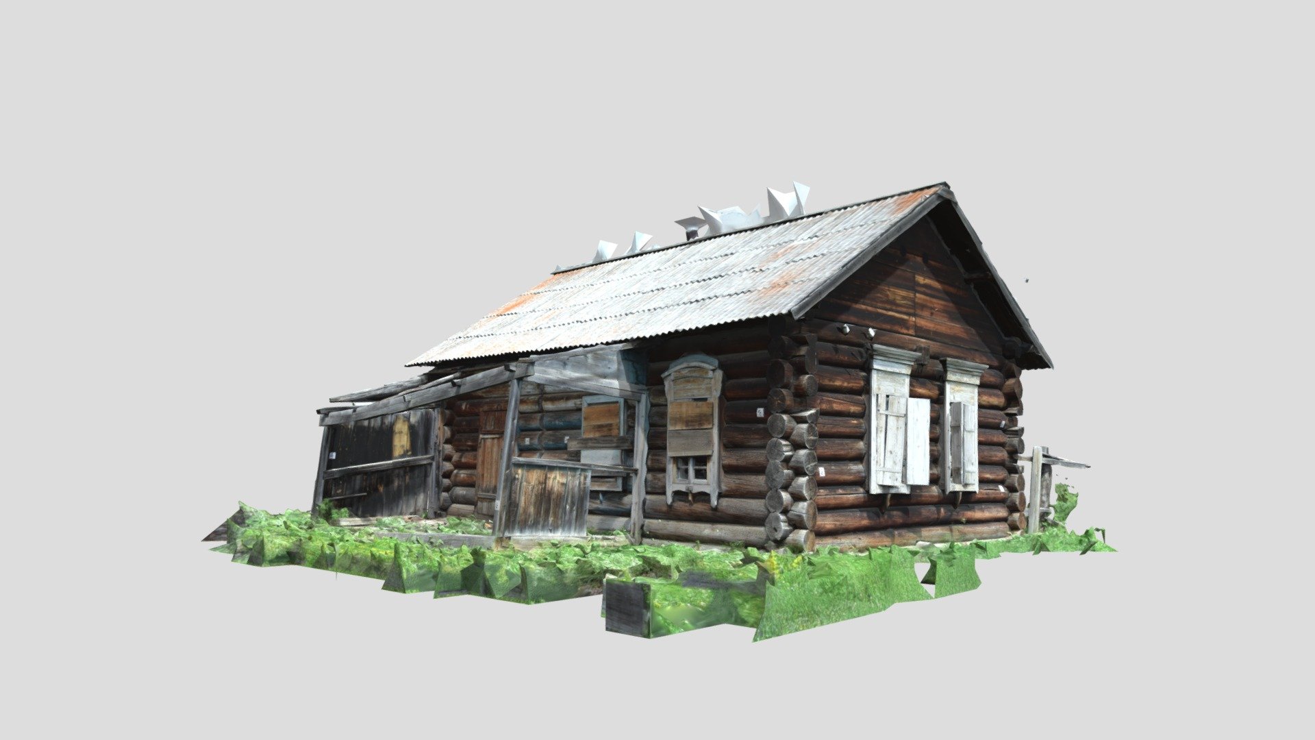 Angoy, wooden-house