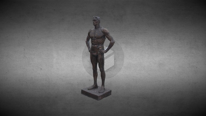 bronze statue, Jose Meolans 3D Model