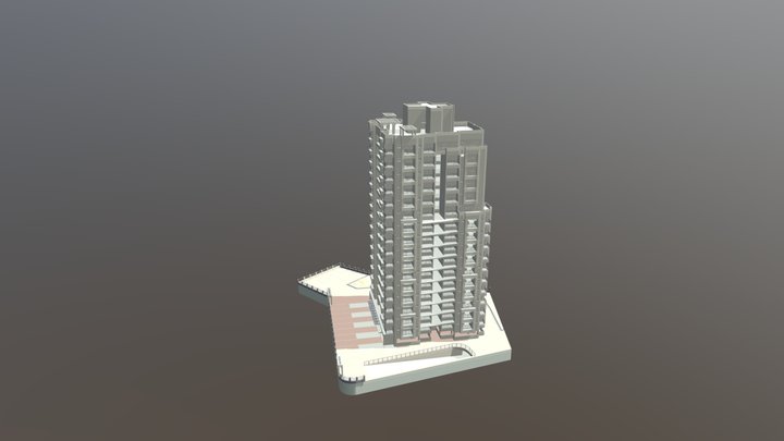 Building Apartment 3D Model