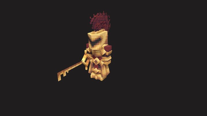 Gold Knight 3D Model