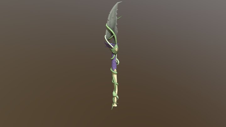 WeaponCraft :  Infected Slayer's Spear 3D Model