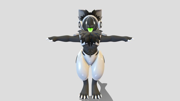 Protogen - VRChat & VTuber Avatar 3D Model