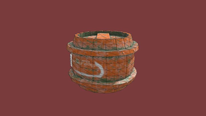 ScarySkull Barel 3D Model