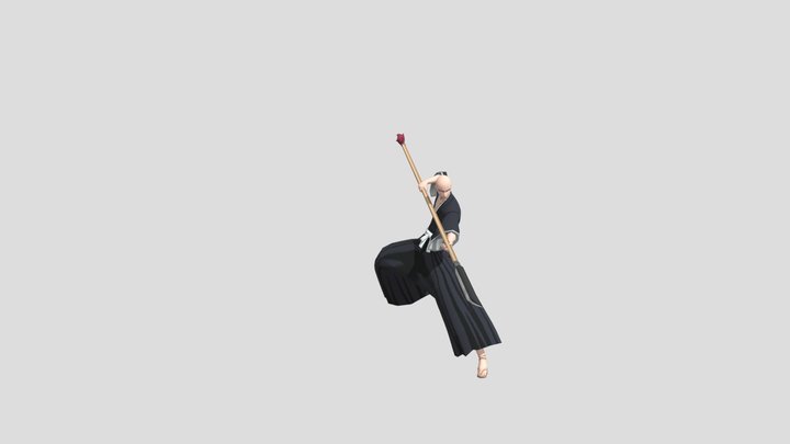 Ikkaku Madarame 3D Model