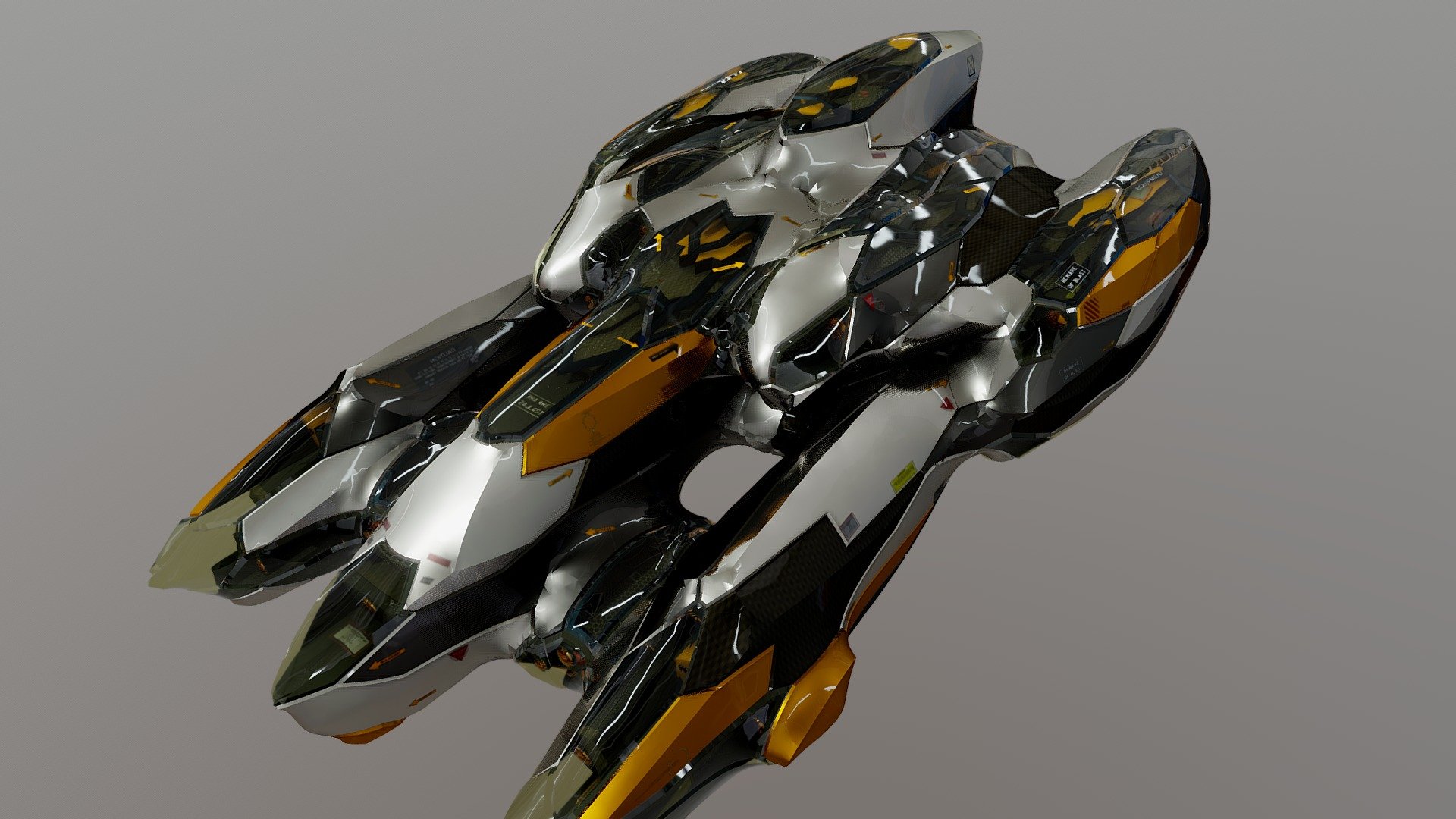 Procedural Hard Surface Modeling Test 9.65