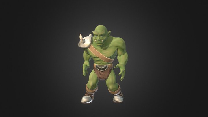 Drow Orc 3D Model