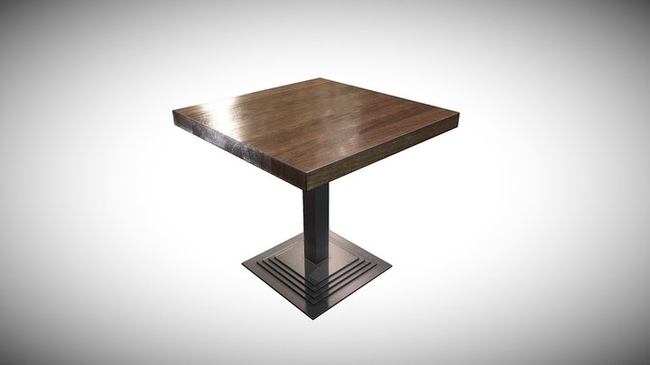 Table 01 lowpoly PBR Texture 3D Model