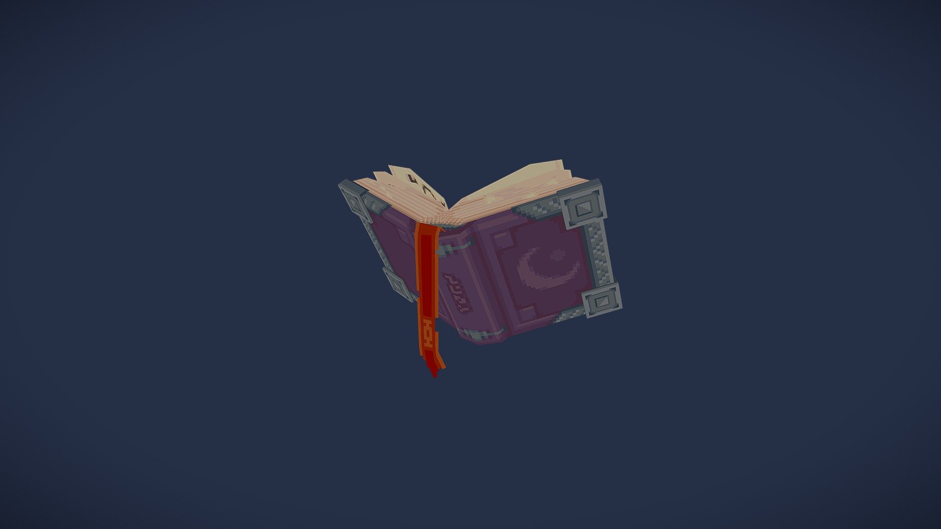 Low Poly Lunar Book - 3D model by bangs [ebe34f0] - Sketchfab