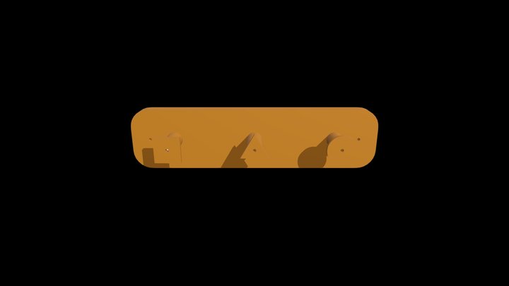C145-Porte manteau 3D Model