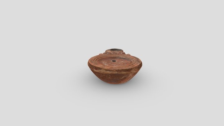 Lampe à l'huile fin du Ier siècle ap. n. è. 3D Model
