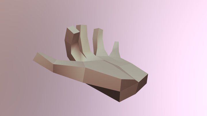 rigged hand 3D Model