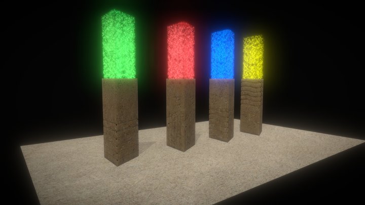 Element Stones 3D Model