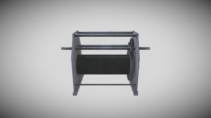 Steel Rope Puller 3D Model