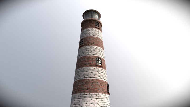 Phare Breton 3D Model