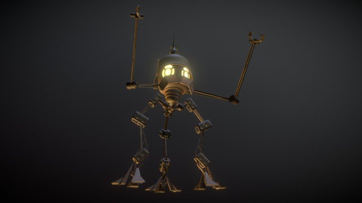 Axis Strider 3D Model