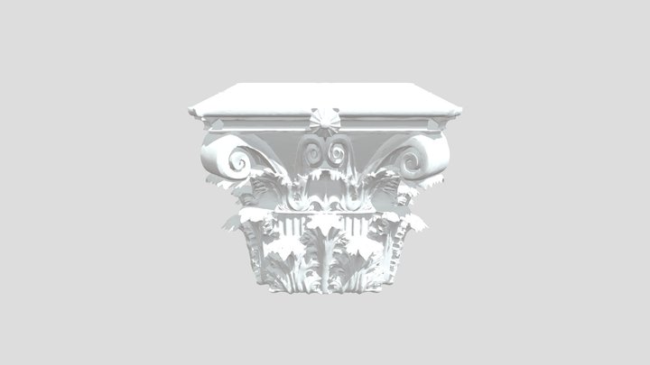 Corinthian Capital Design 3D Model