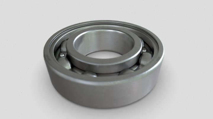Deep groove ball bearing 3D Model