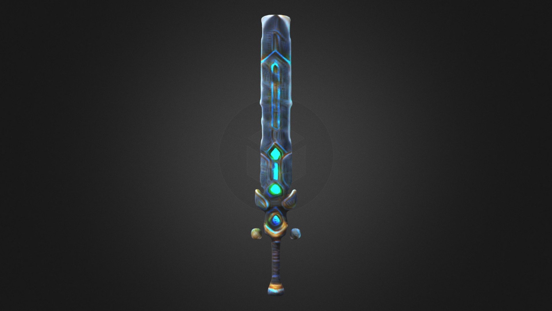 Sci-fi sword with glowing orb - Buy Royalty Free 3D model by GAM3D ...